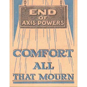 Comfort All That Mourn - End of Axis Powers