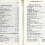 Watchtower Price List 1987