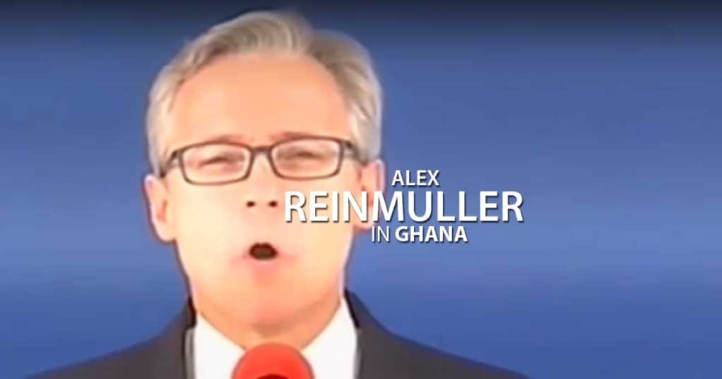 Alex Reinmuller in Ghana