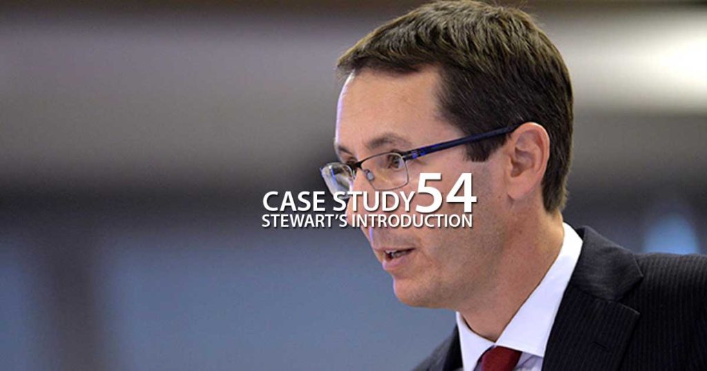 Case Study 54 : Stewart's Introduction