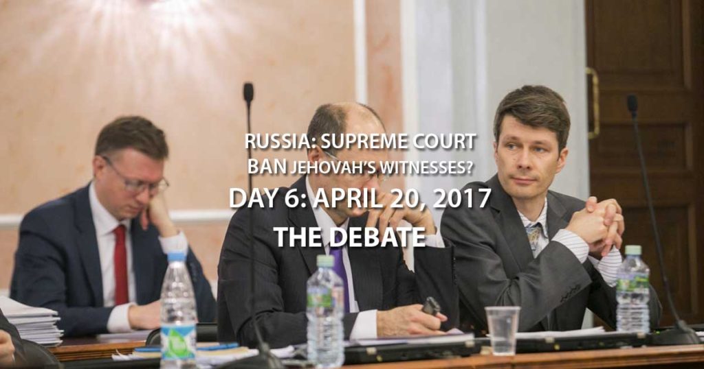 The Debate Russian Supreme Court Case to Ban Jehovah's Witnesses - Day 6