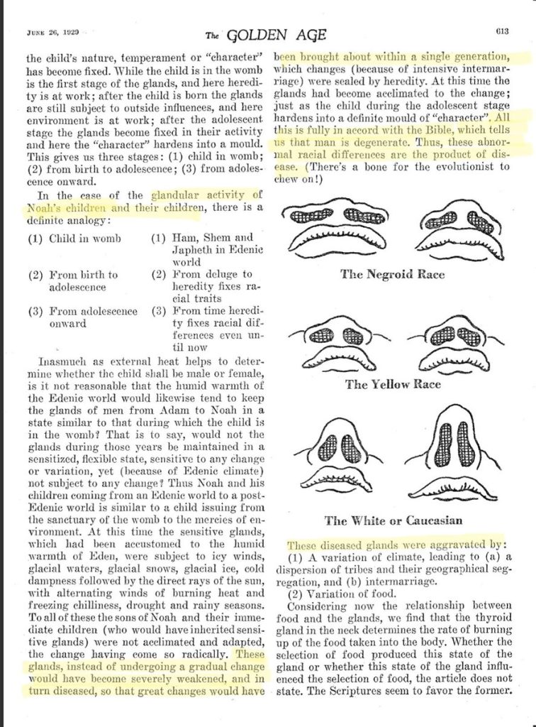 Abnormal Race Differences are Product of Disease