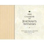 Calendar of Jehovah's Witnesses 2003