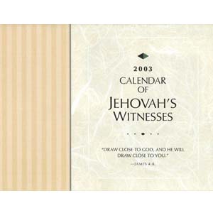 Calendar of Jehovah's Witnesses 2003