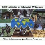 Calendar of Jehovah's Witnesses 1988