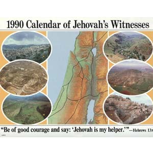 Calendar of Jehovah's Witnesses 1990