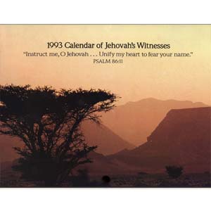 Calendar of Jehovah's Witnesses 1993