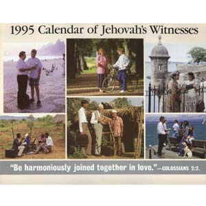 Calendar of Jehovah's Witnesses 1995