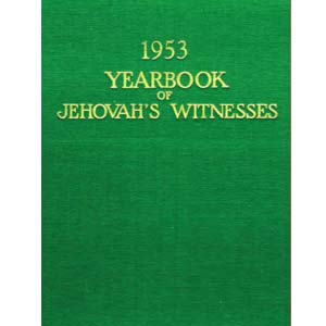 Yearbook of Jehovah's Witnesses 1953