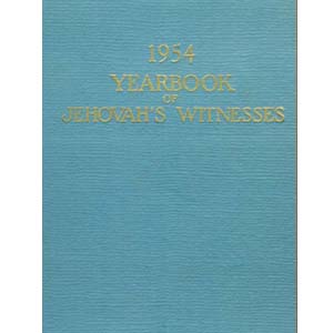 Yearbook of Jehovah's Witnesses 1954