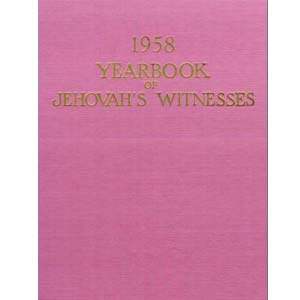 Yearbook of Jehovah's Witnesses 1958