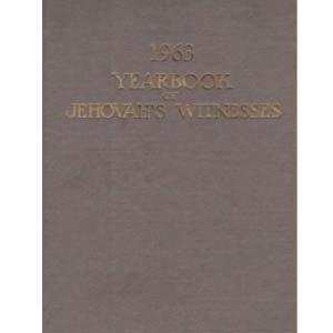 Yearbook of Jehovah's Witnesses 1963