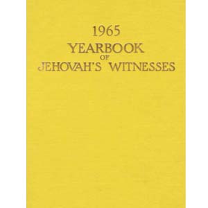 Yearbook of Jehovah's Witnesses 1965