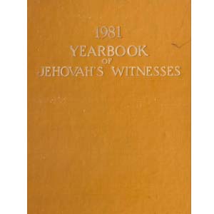 Yearbook of Jehovah's Witnesses 1981