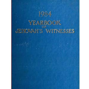 Yearbook of Jehovah's Witnesses 1984