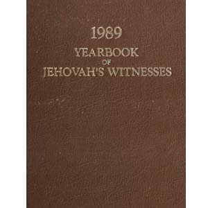 Yearbook of Jehovah's Witnesses 1989