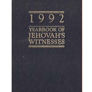 Yearbook of Jehovah's Witnesses 1992