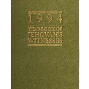 Yearbook of Jehovah's Witnesses 1994