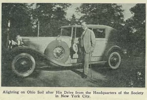 One of Rutherford's 16-cylinder Cadillacs