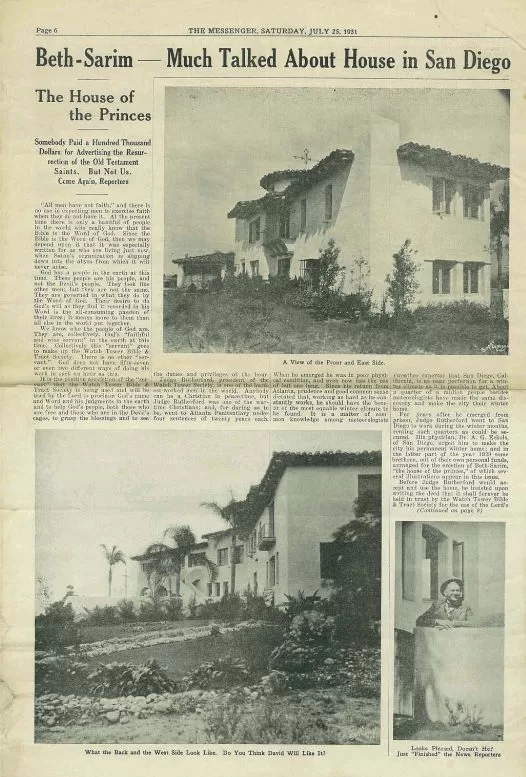 Beth-Sarim - Much Talked About House in San Diego