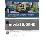 Our Christian Life and Ministry Workbook - May 2016