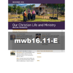 Our Christian Life and Ministry Workbook - November 2016