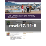 Our Christian Life and Ministry Workbook - November 2017