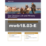 Our Christian Life and Ministry Workbook - March 2018