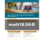 Our Christian Life and Ministry Workbook - April 2018