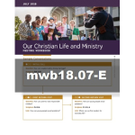 Our Christian Life and Ministry Workbook - July 2017