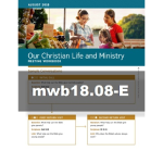 Our Christian Life and Ministry Workbook - August 2018