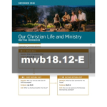 Our Christian Life and Ministry Workbook - December 2018