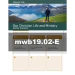 Our Christian Life and Ministry Workbook - February 2019