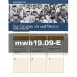 Our Christian Life and Ministry Workbook - September 2019