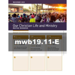 Our Christian Life and Ministry Workbook - November 2019