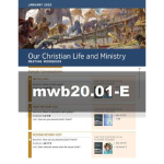 Our Christian Life and Ministry Workbook - January 2020