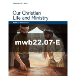 Our Christian Life and Ministry Workbook - July-August, 2022