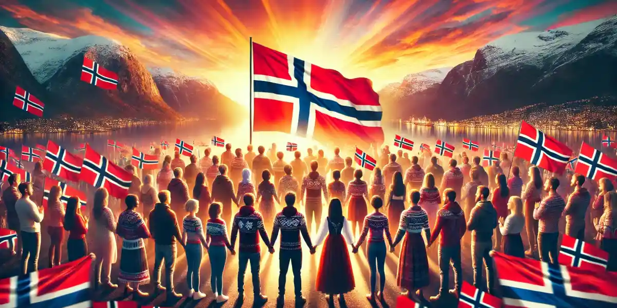 We Stand With Norway AI Image