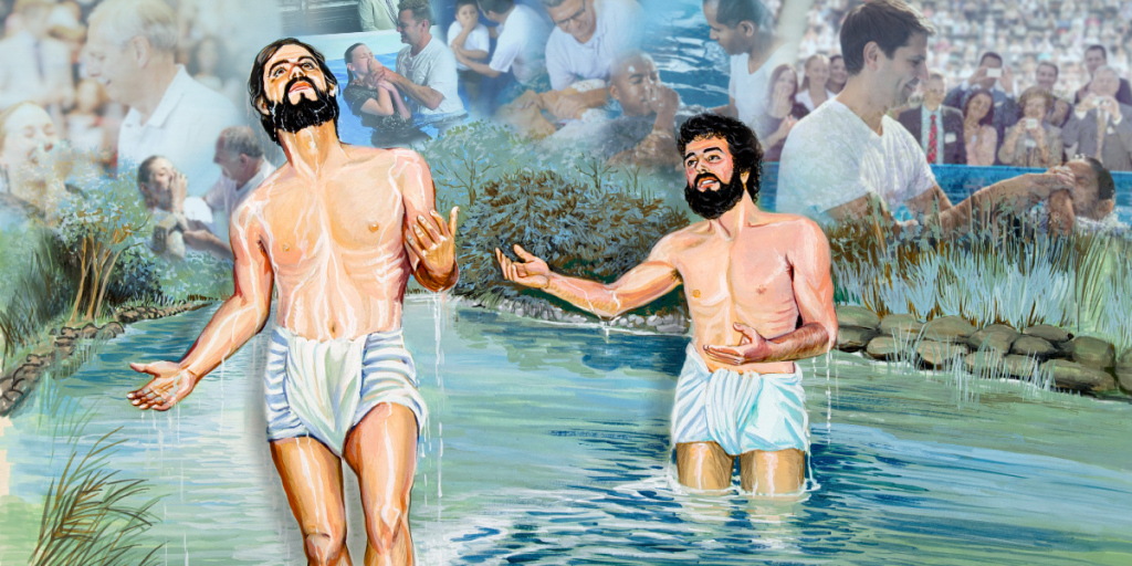 Baptism in the name of what? written by Larchwood, photo created by Miss Usato