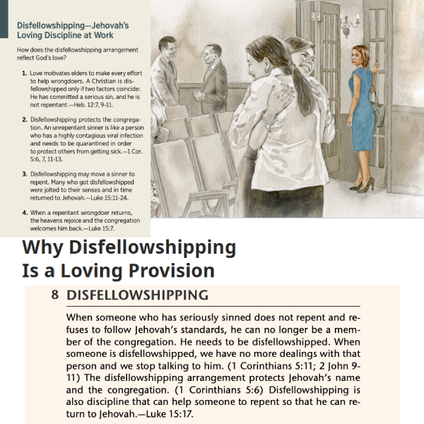 Jehovah's Witnesses' disfellowshipping policies AvoidJW