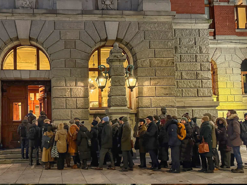 The Price We Pay #JWvsNorway Line outside the Supreme Court in Norway -AvoidJW