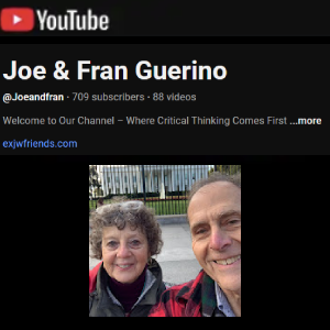 Joe and Fran ExJW Advocates -AvoidJW