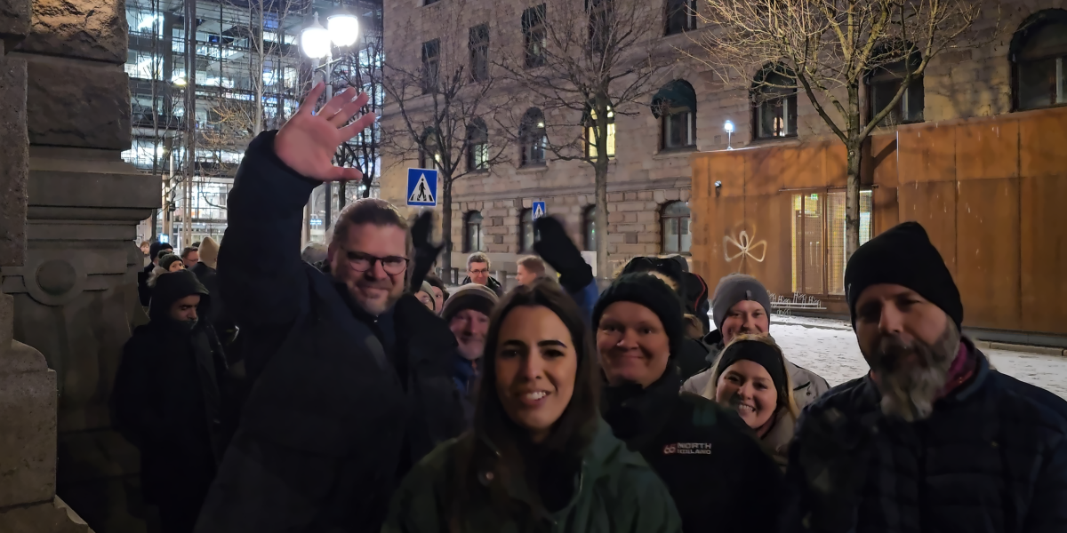 Sorayis and Jan Nelsen with other Former Jehovah's Witnesses. Oslo, Norway